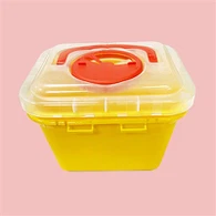 Conteneur jetable en plastique pour objets tranchants